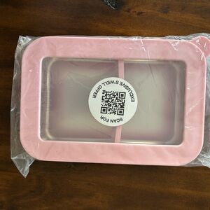 Swell Pink Divided Food Tray